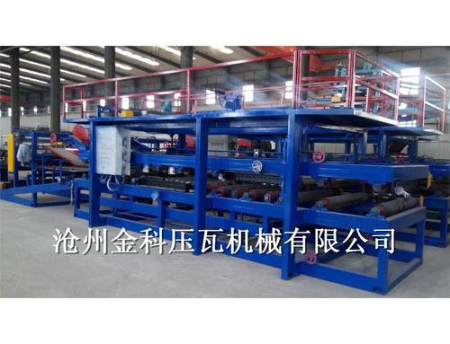 彩钢夹芯复合板板生产线